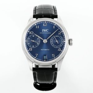 IWC Portugieser IW501704 Automatic Blue Dial Black Leather Strap Best Replica