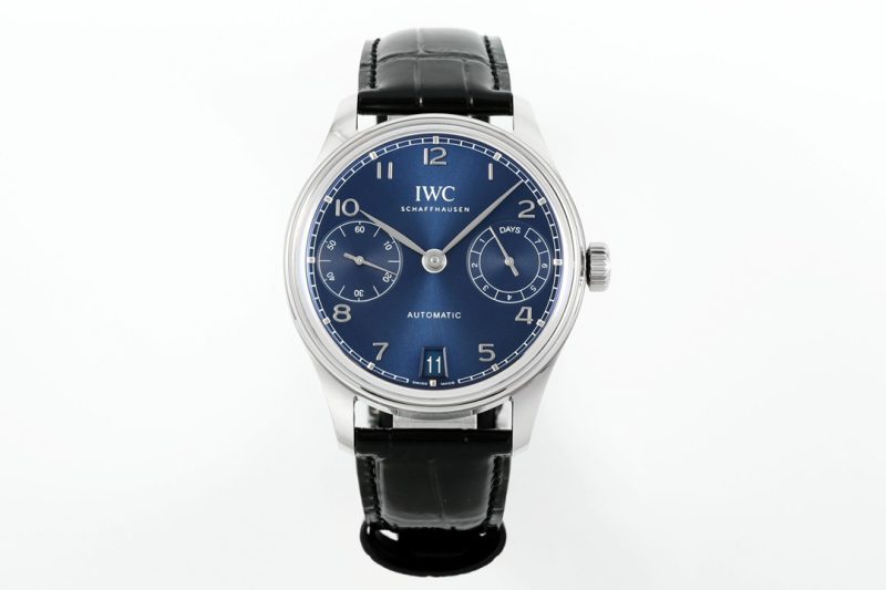 IWC Portugieser IW501704 Automatic Blue Dial Black Leather Strap Best Replica