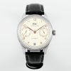 IWC Portugieser IW501701 Steel Silver Dial Black Leather Strap Best Replica