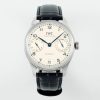 IWC Portugieser IW501702 Silver Dial Blue Arabic Numerals Leather Strap Best Copy