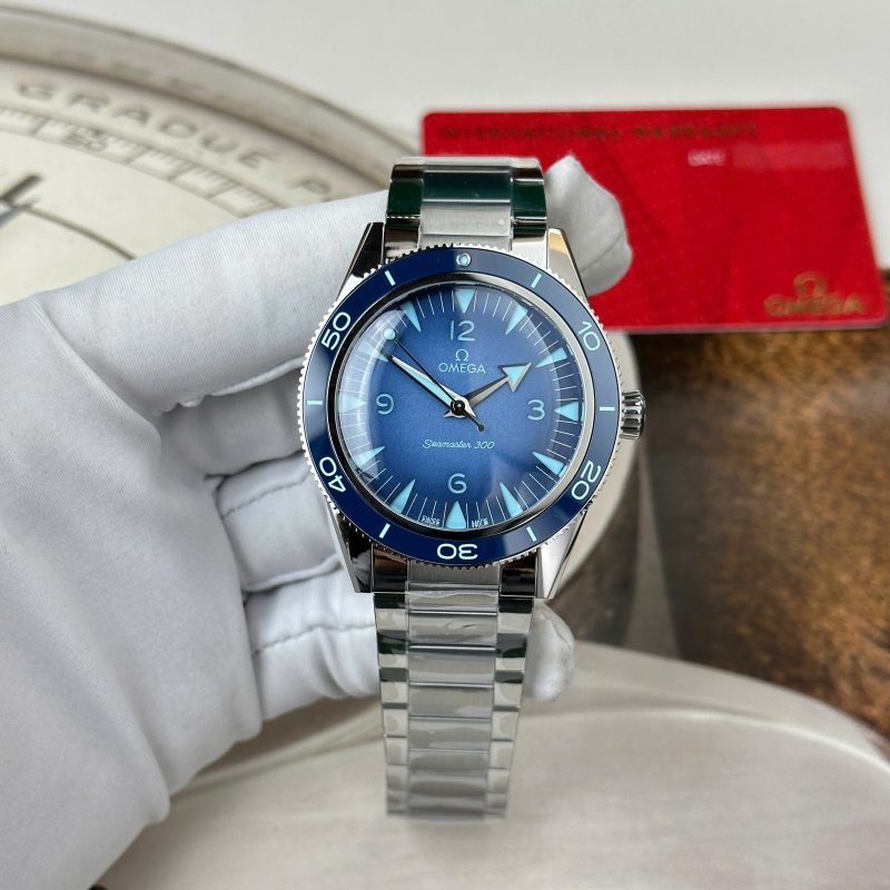 Omega Seamaster 300 Heritage Summer Blue Edition Best Replica