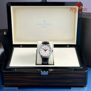 Patek Philippe Calatrava 5227G-001 Cream Dial Leather Strap 1:1 Replica