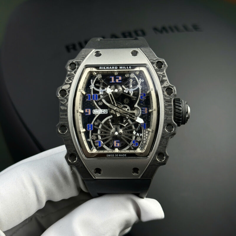 Richard Mille RM21-01 Tourbillon Aerodyne Titanium & Carbon TPT Best Replica