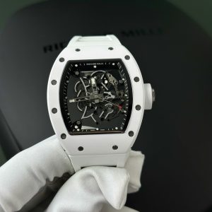 Richard Mille RM055 White Ceramic Bubba Watson 1:1 Super Clone Best Replica ZF 42.7mm