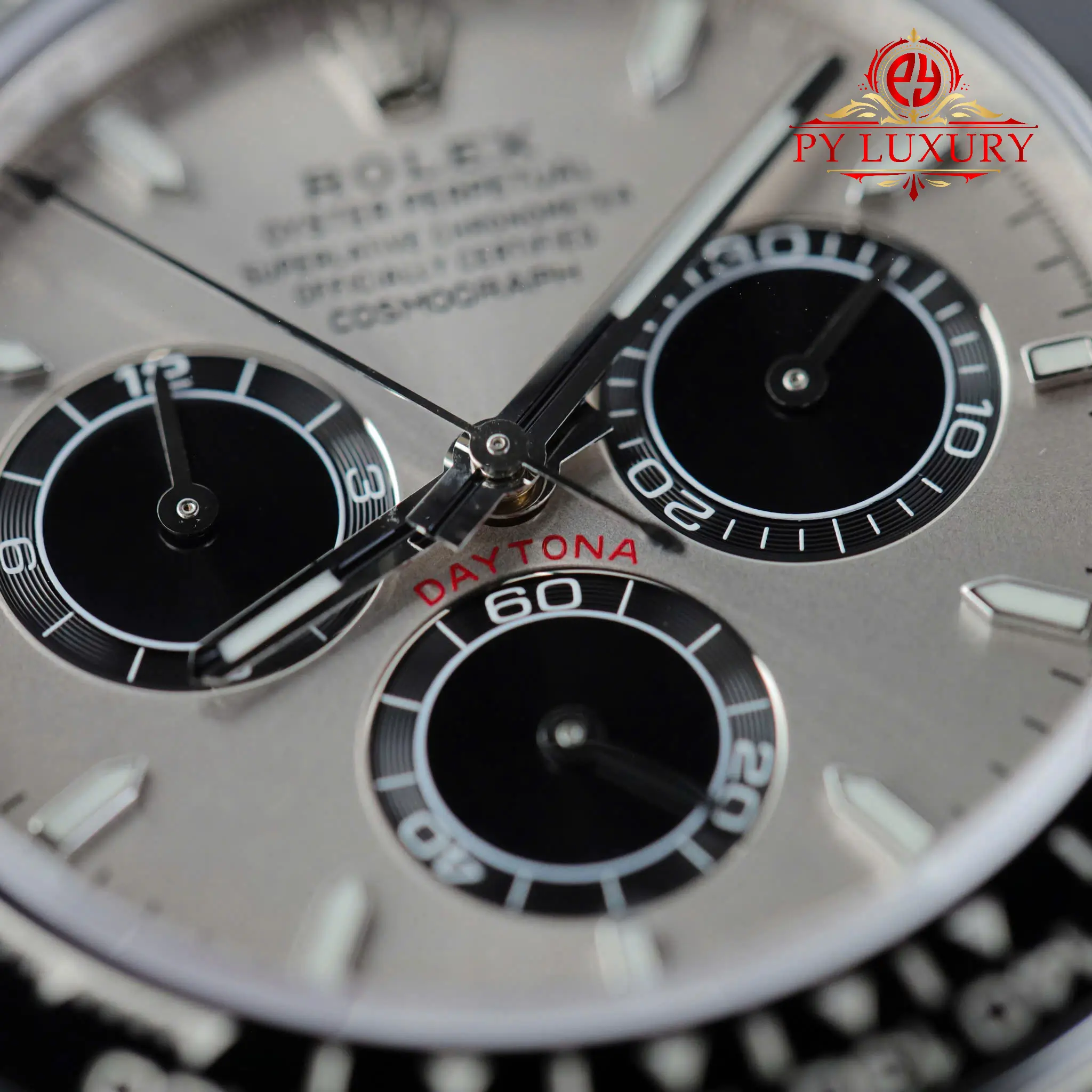 Rolex Daytona 126519-0006 Steel & Bright Black Dial Oysterflex Rubber Strap Best Replica VSF - 4