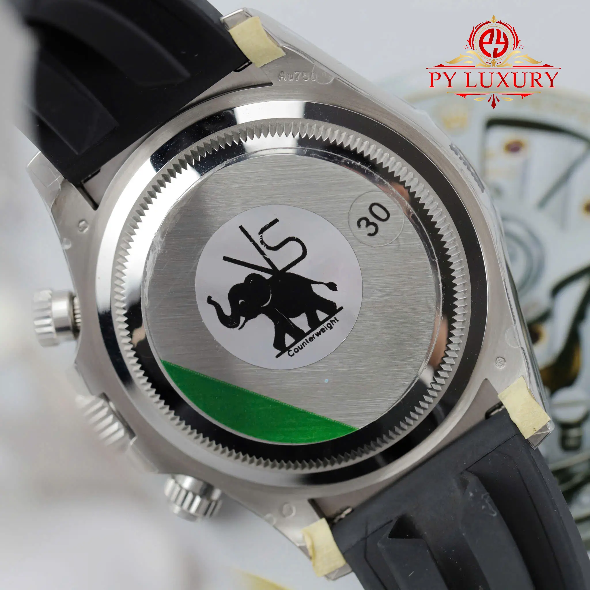 Rolex Daytona 126519-0006 Steel & Bright Black Dial Oysterflex Rubber Strap Best Replica VSF - 8