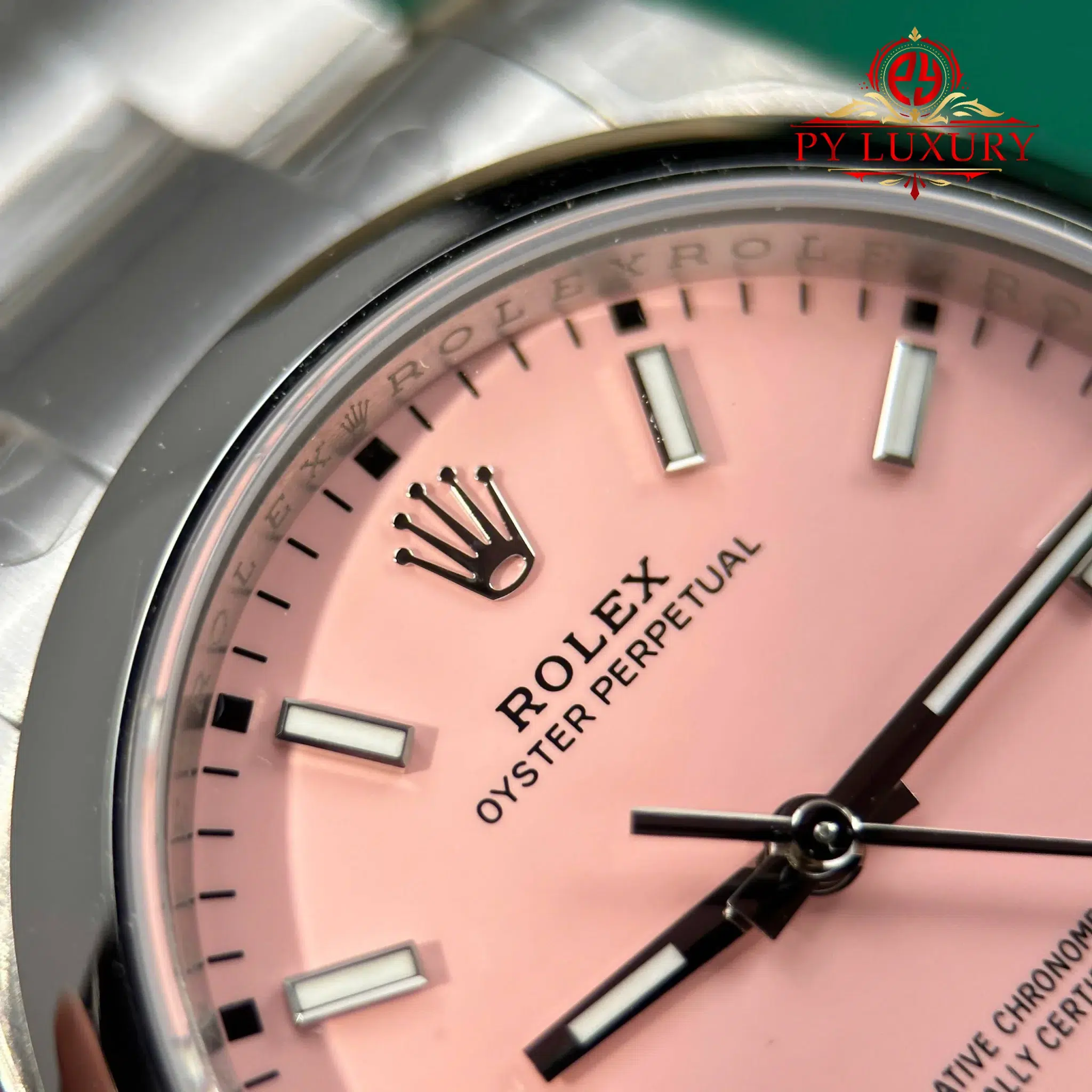 Rolex Oyster Perpetual 126000 Candy Pink Dial Best Replica VSF - 7