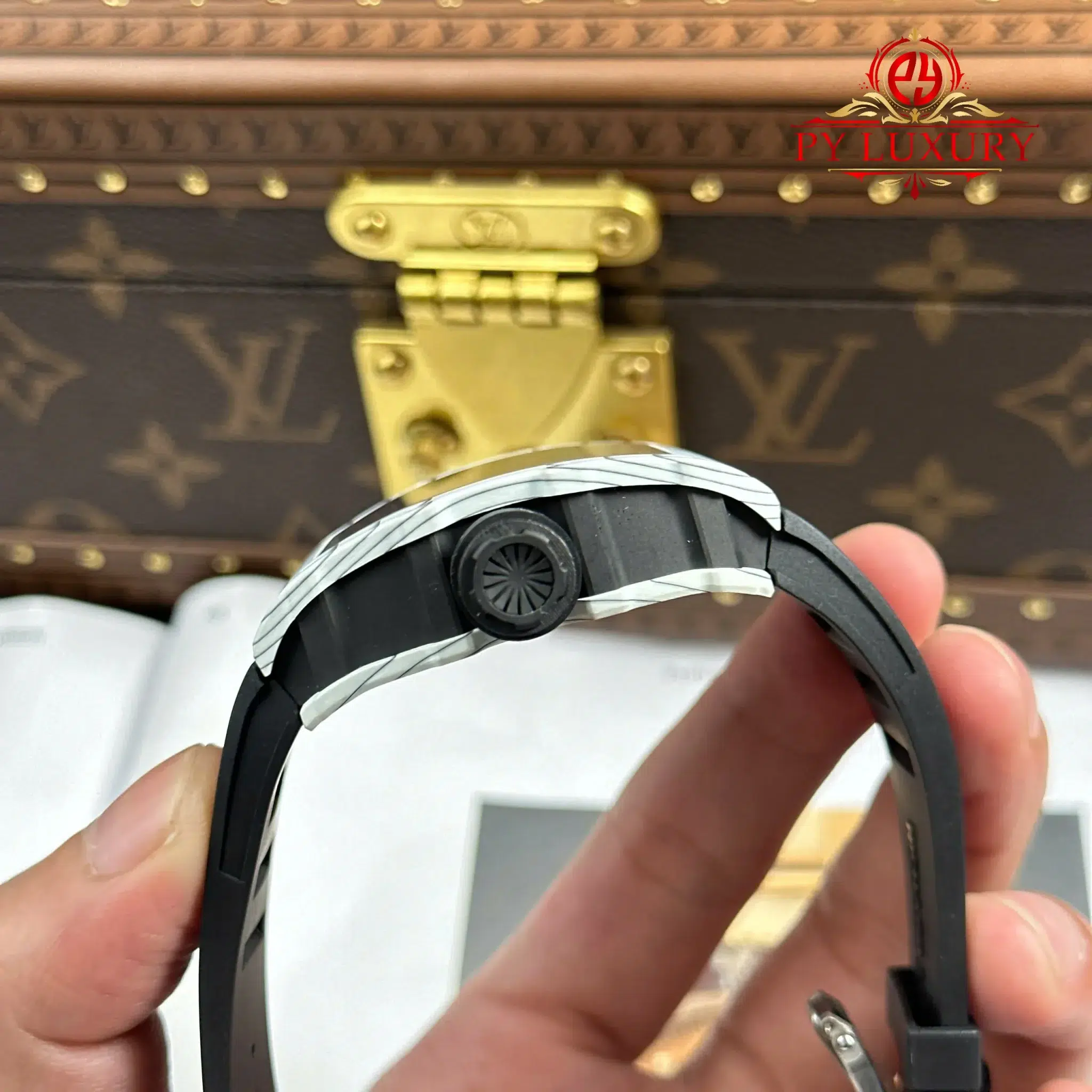 Richard Mille RM35-01 Rafael Nadal White Carbon TPT Limited Edition Super Clone ZF V3 - 2