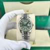 Rolex Datejust 126234-0055 Olive Green Palm Motif Diamond Dial Jubilee Best Replica