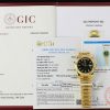 Rolex Day-Date 228238-0007 Black Motif Index Dial 18K Gold Wrapped