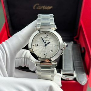 Cartier Pasha de Cartier WSPA0009 Steel White Dial Best Replica