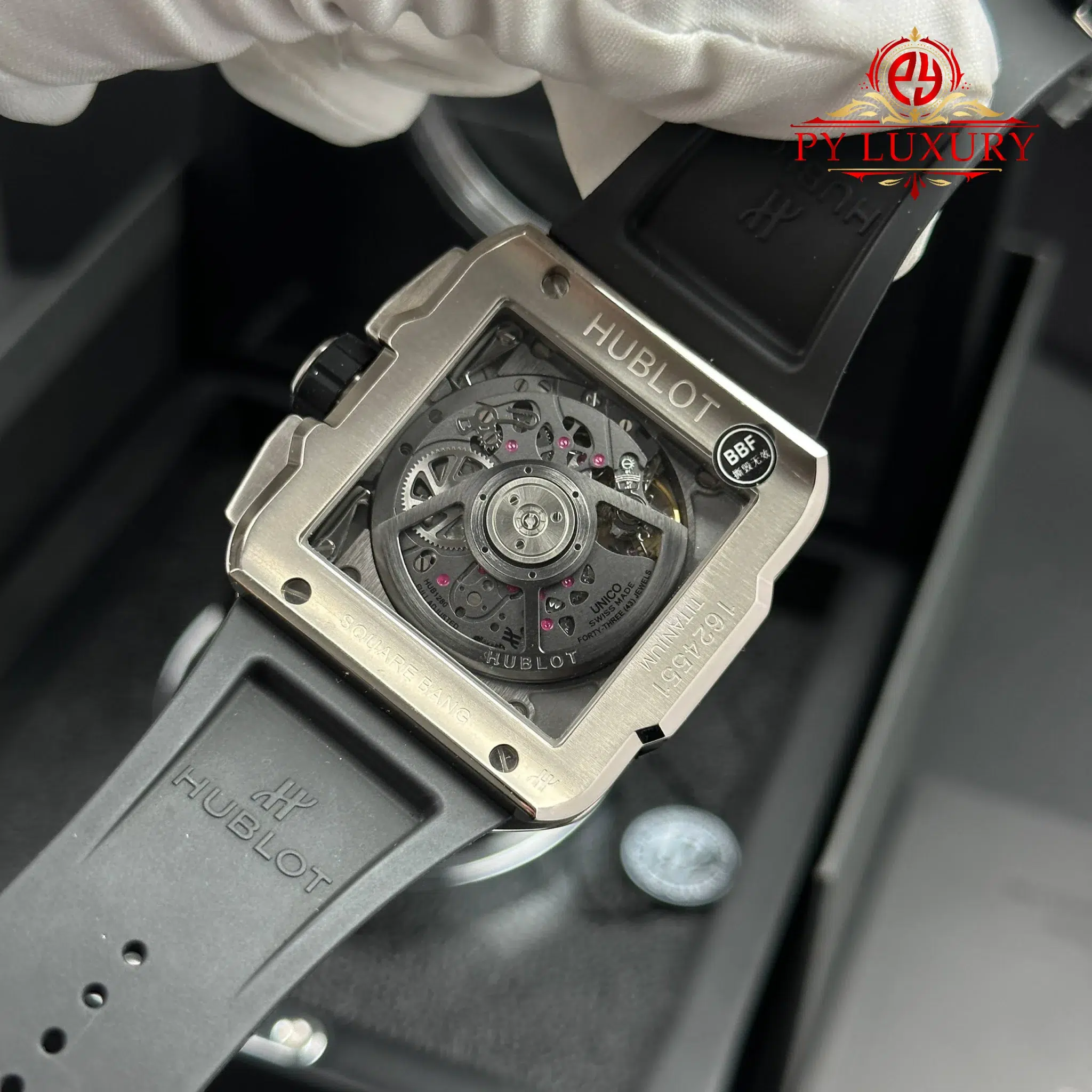 Hublot Square Bang Unico Titanium Automatic Best Quality Replica BBF - 12