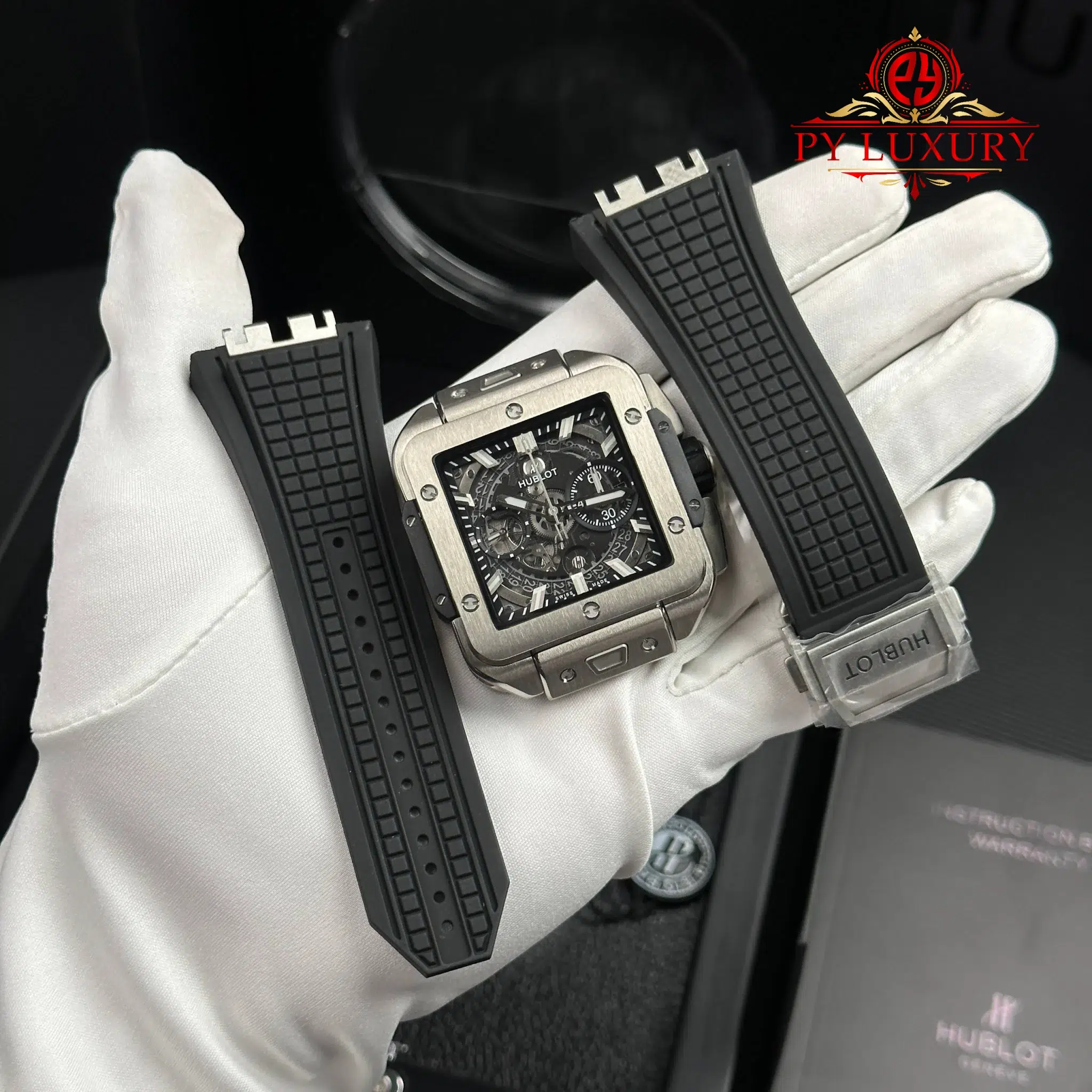 Hublot Square Bang Unico Titanium Automatic Best Quality Replica BBF - 2