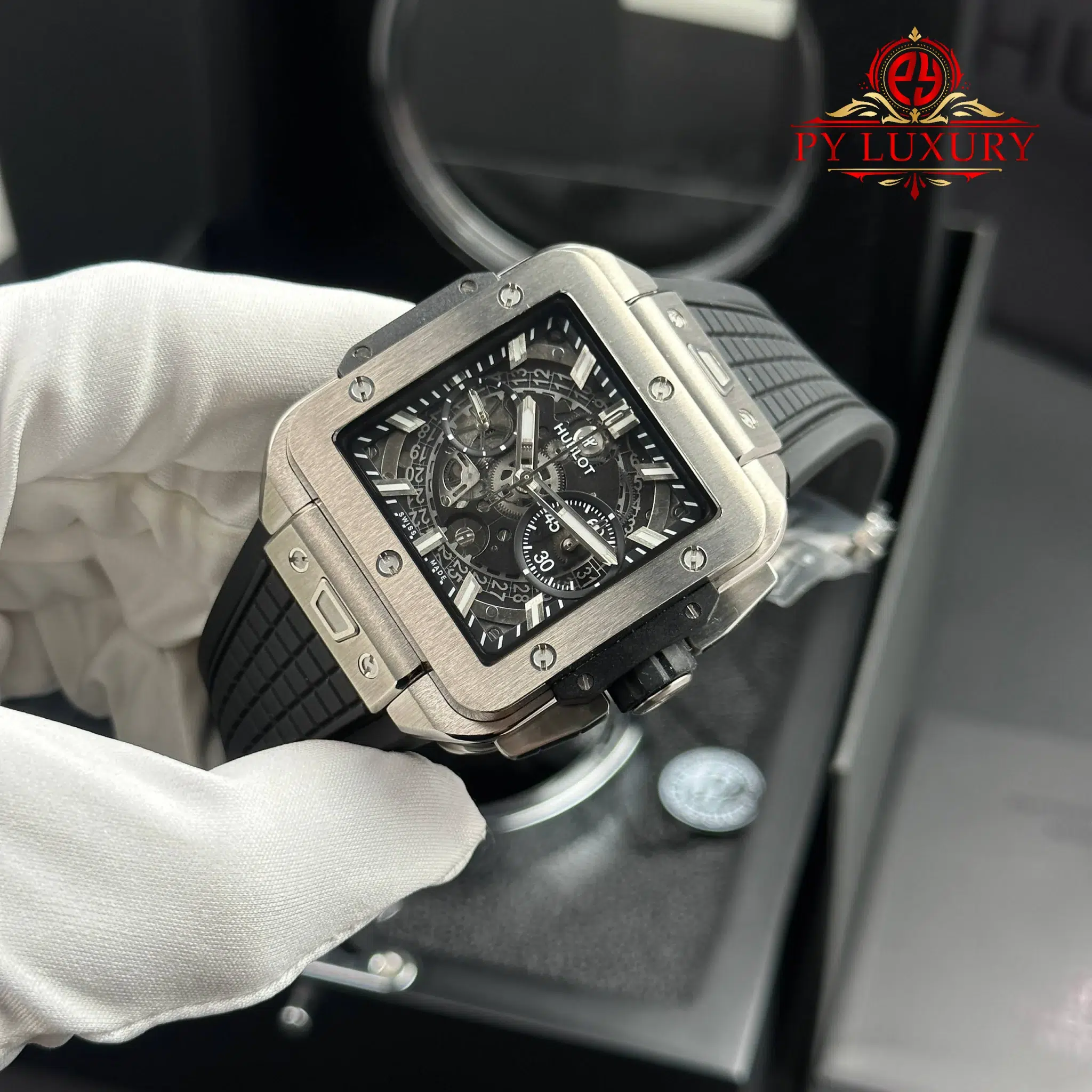 Hublot Square Bang Unico Titanium Automatic Best Quality Replica BBF - 3