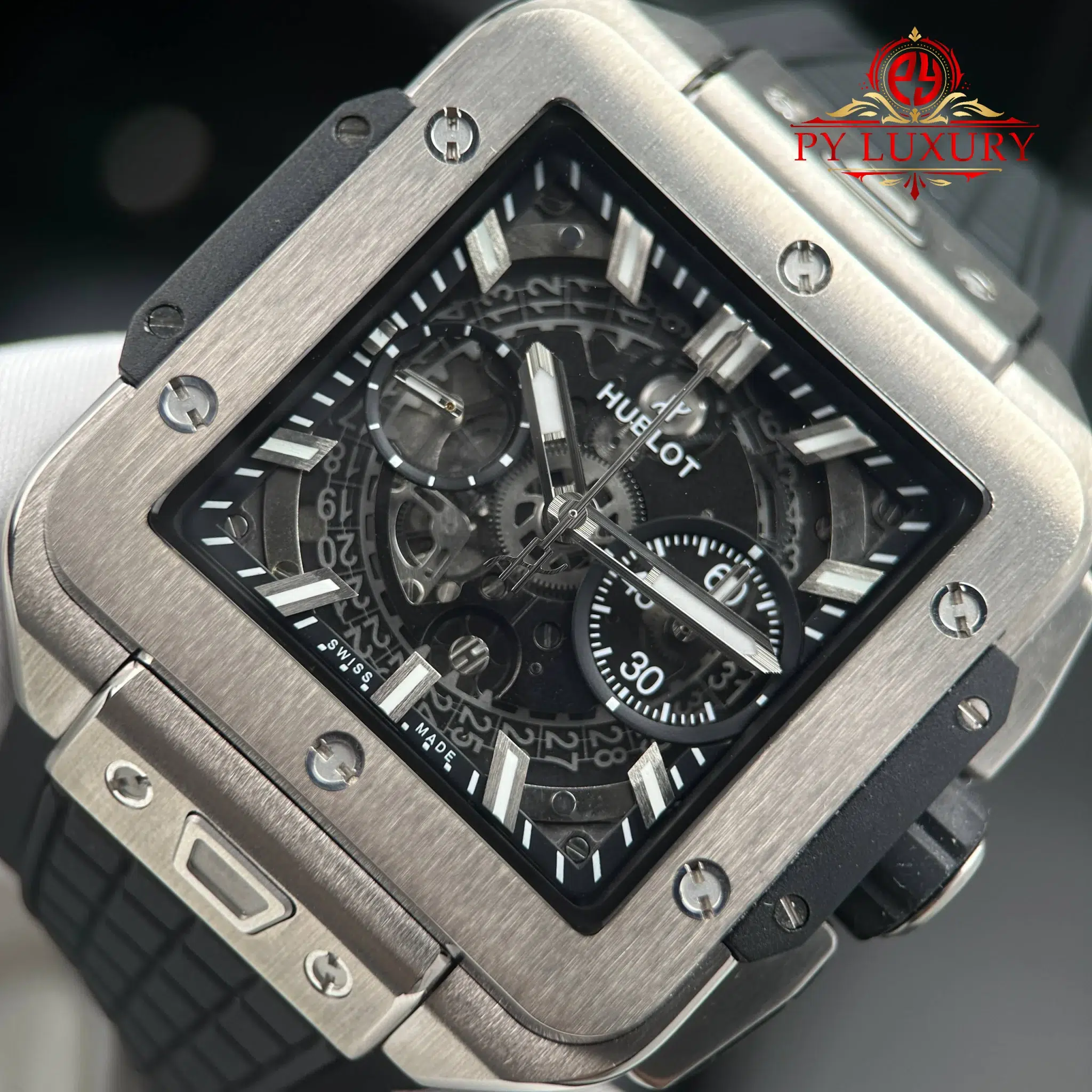 Hublot Square Bang Unico Titanium Automatic Best Quality Replica BBF - 5