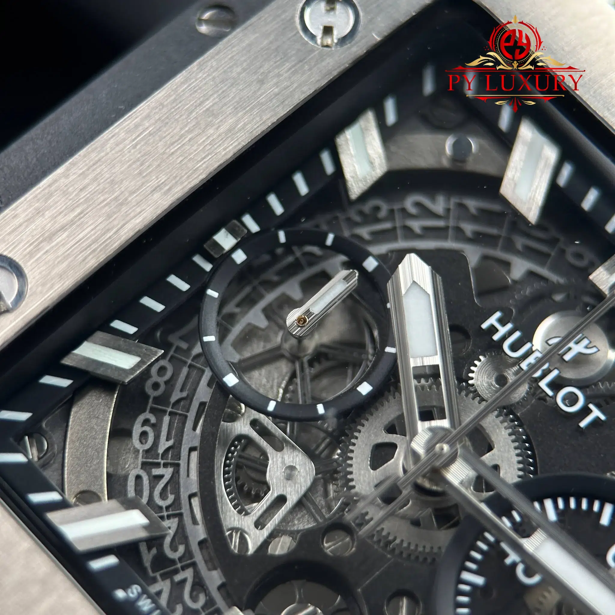 Hublot Square Bang Unico Titanium Automatic Best Quality Replica BBF - 7