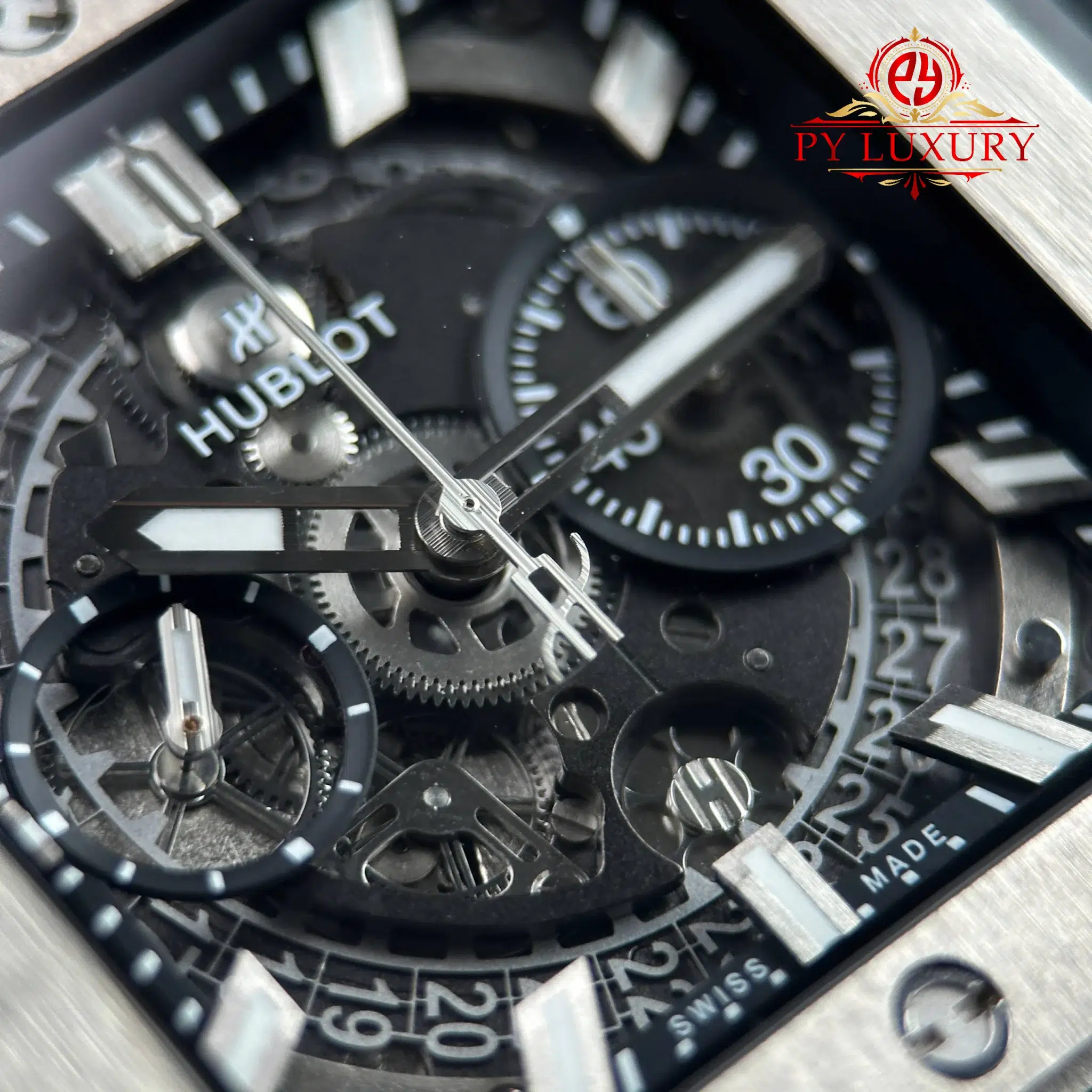 Hublot Square Bang Unico Titanium Automatic Best Quality Replica BBF - 8