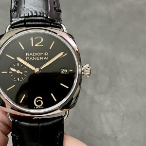 Panerai Radiomir Quaranta PAM1294 Black Dial Leather Strap 1:1 Super Clone