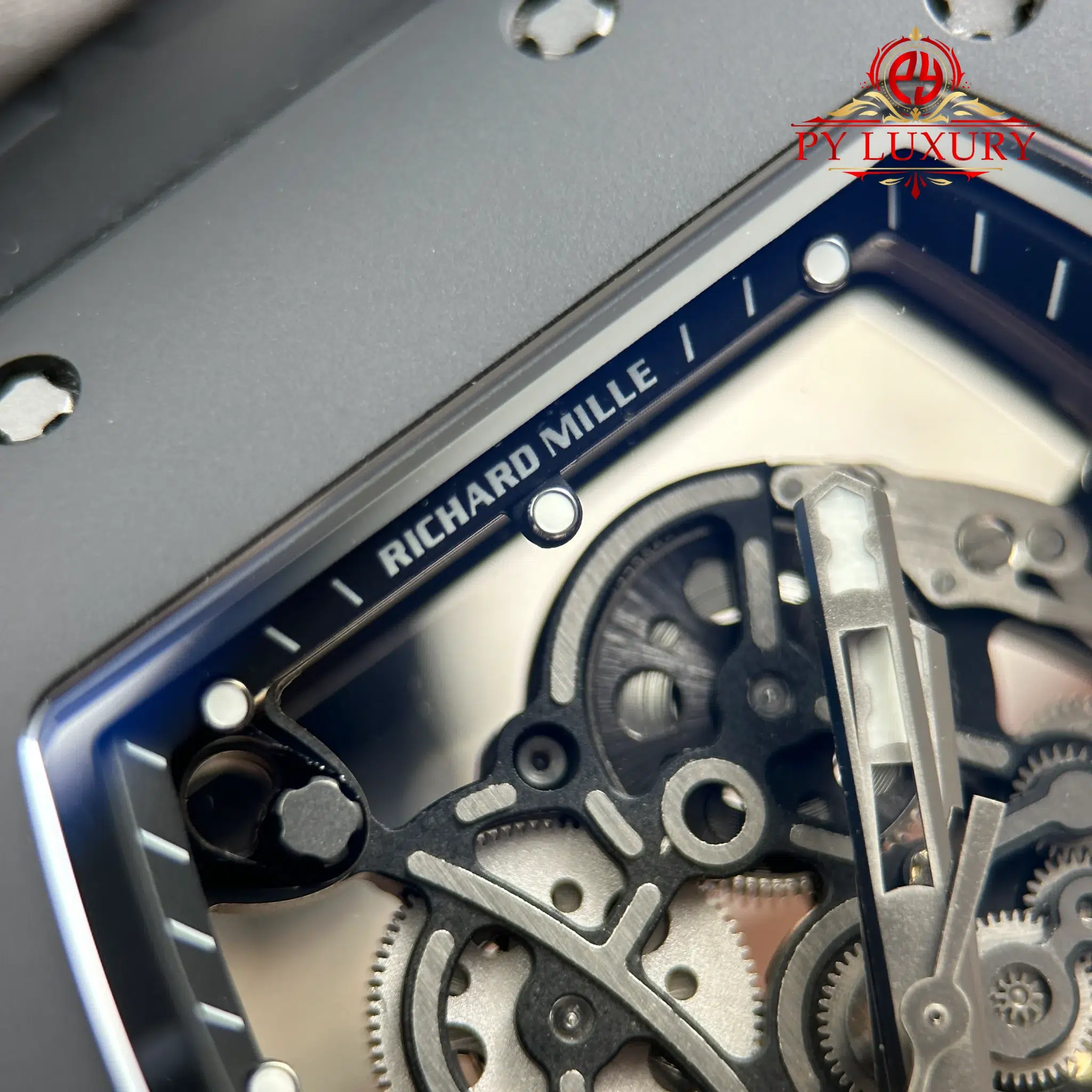 Richard Mille RM055 Bubba Watson All Black Ceramic Rubber Strap - 6