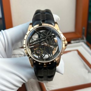 Roger Dubuis Excalibur Monotourbillon Pink Gold RDDBEX0836 Best Replica