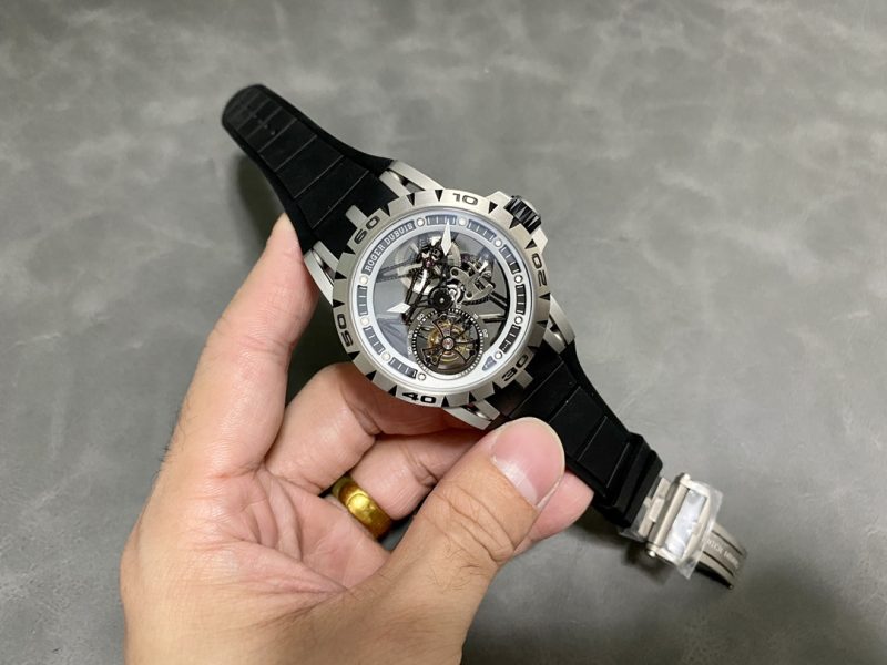 Roger Dubuis Excalibur Spider Tourbillon Volant Squelette RDDBEX0479 Best Replica