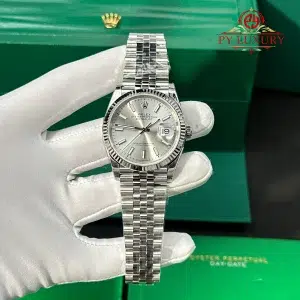 Rolex Datejust 126234 Silver Luminous Dial Jubilee Bracelet 1:1 Best Replica VSF 36mm