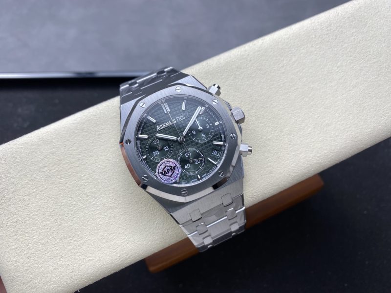 Audemars Piguet Royal Oak Chronograph 26240ST Green Dial 1:1 Best Replica Super Clone