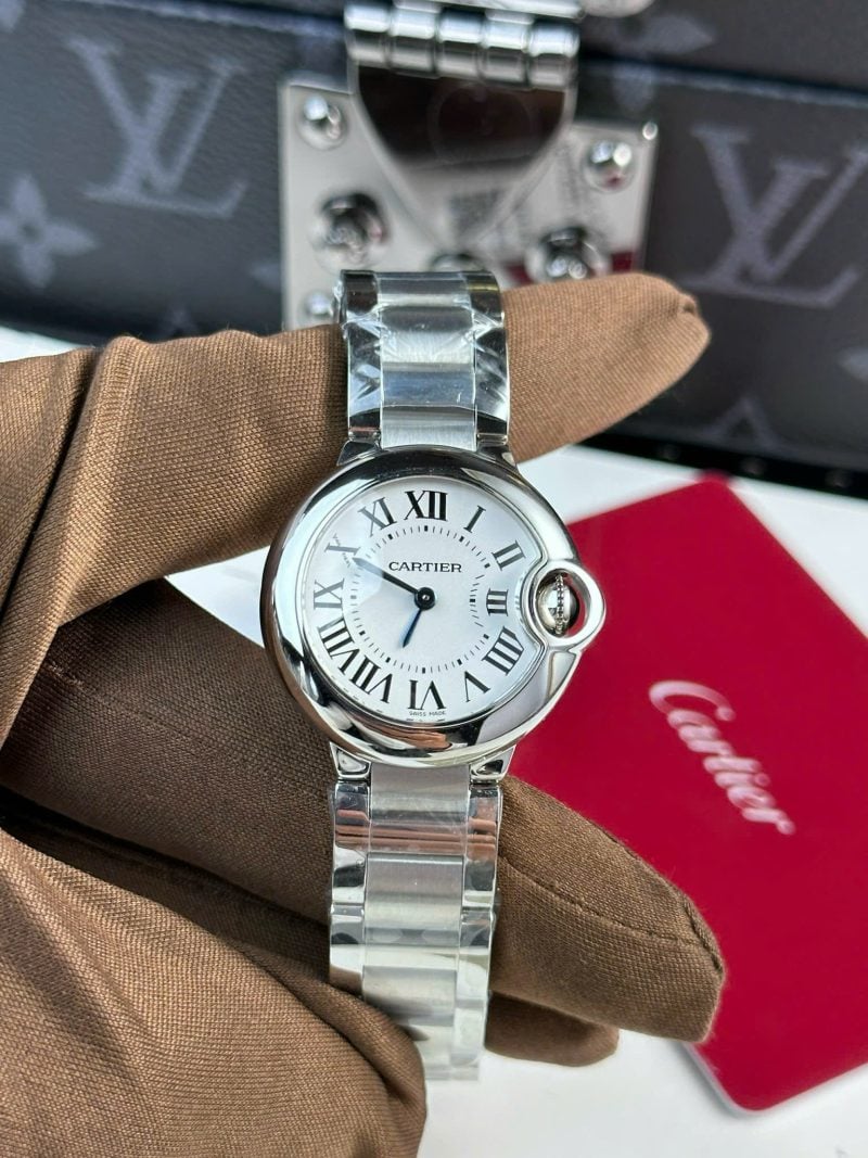 Cartier Ballon Bleu WSBB0067 Silvered Opaline Dial Quartz Best Replica