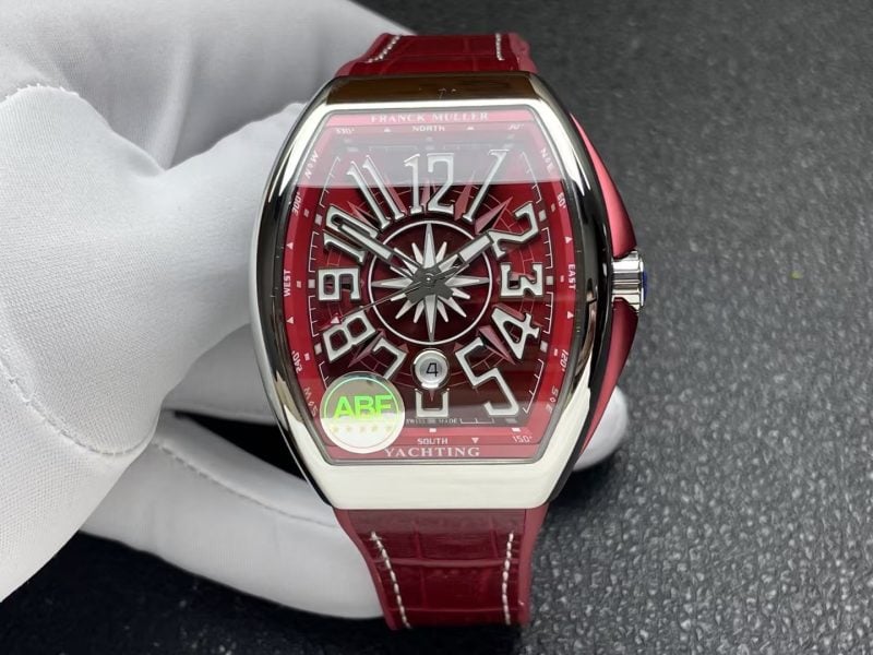 Franck Muller Vanguard V45 Automatic Yachting Burgundy 1:1 Best Replica