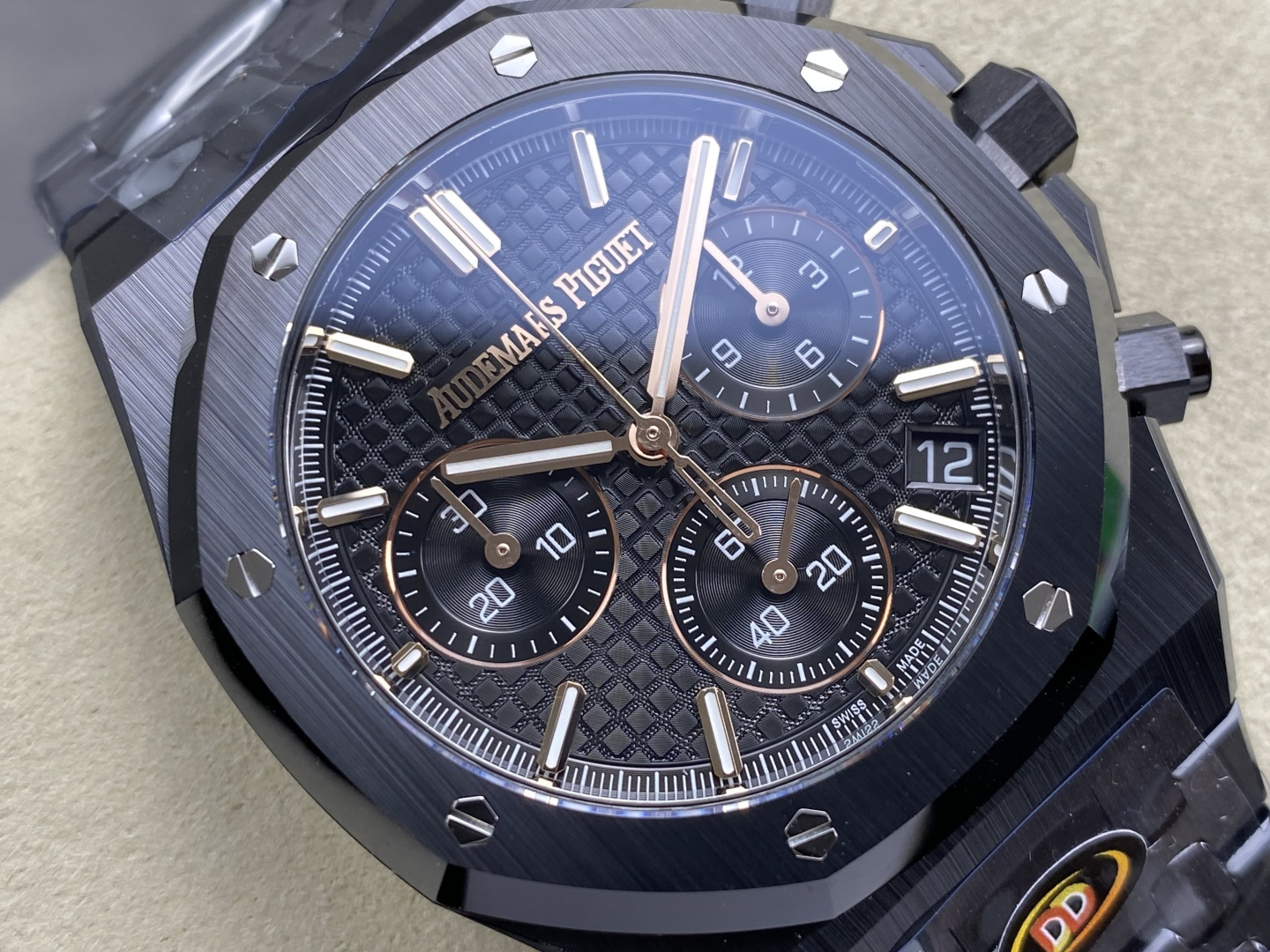 Audemars Piguet Royal Oak Chronograph 26240CE Black Ceramic Super Clone DDF (Free Sprung) - 3