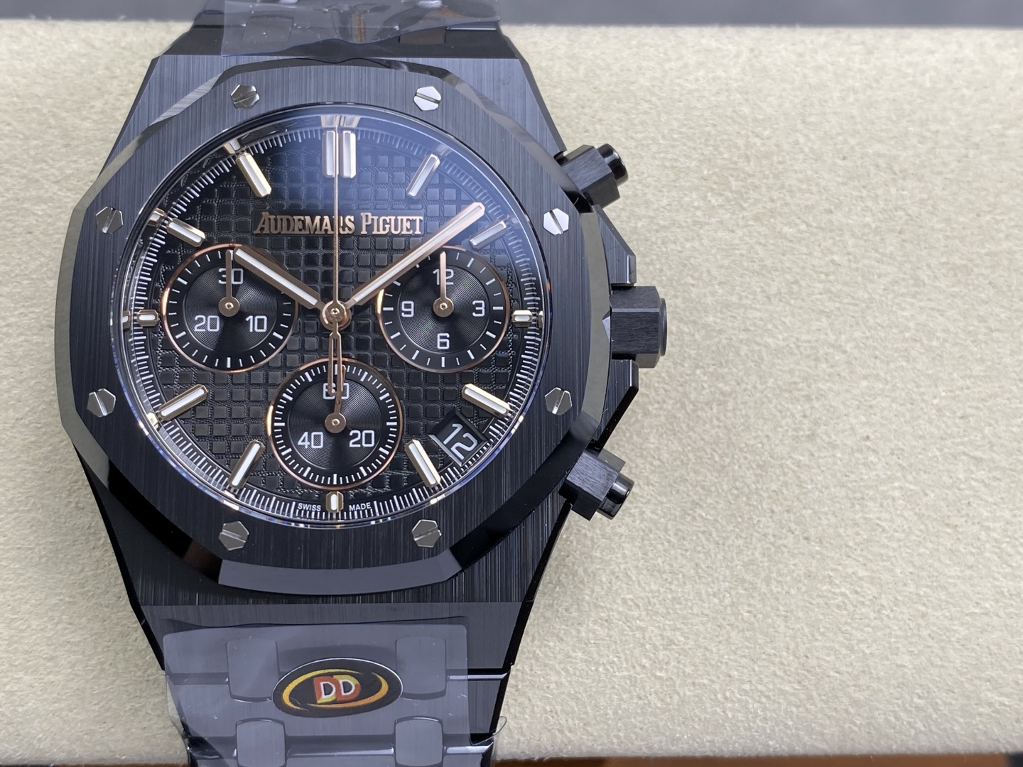Audemars Piguet Royal Oak Chronograph 26240CE Black Ceramic Super Clone DDF (Free Sprung) - 5
