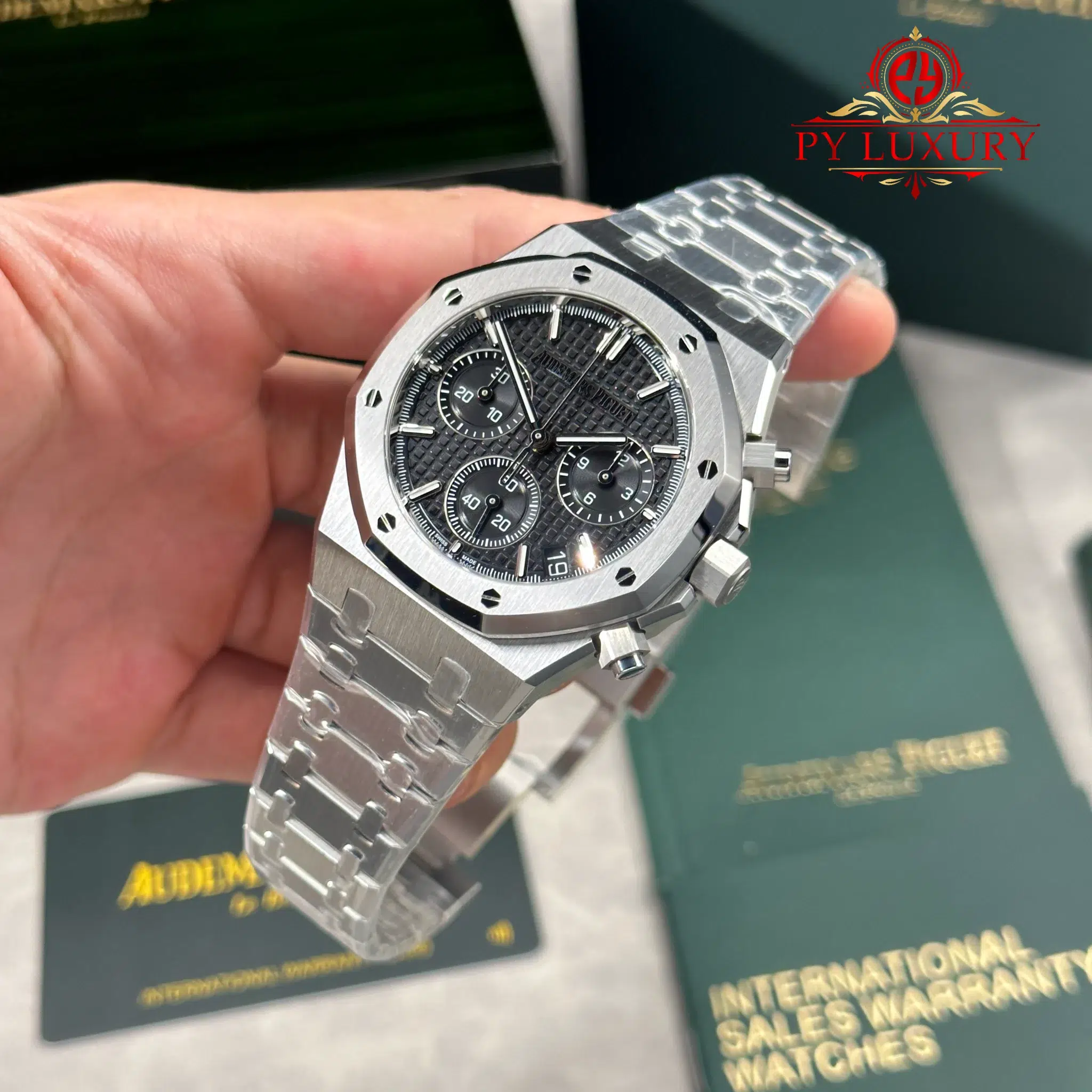 Audemars Piguet Royal Oak Chronograph 26240ST Black Dial Super Clone ZF 41mm (Free Sprung) - 2