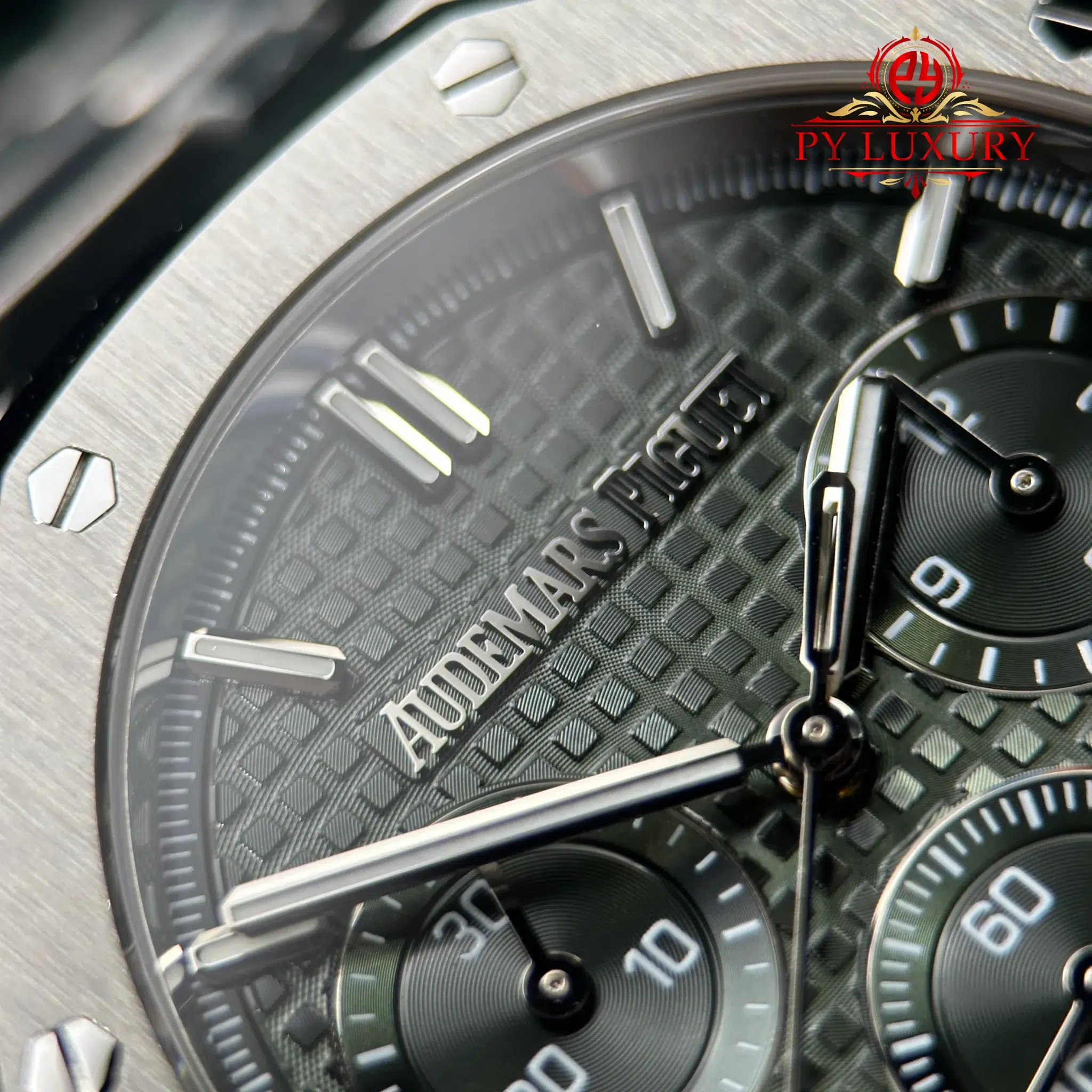 Audemars Piguet Royal Oak Chronograph 26240ST Green Dial Best Replica Super Clone 41mm ZF (Free Sprung) - 6