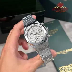 Audemars Piguet Royal Oak Chronograph 26240ST White Dial 1:1 Best Replica Super Clone ZF 41mm (Free Sprung)