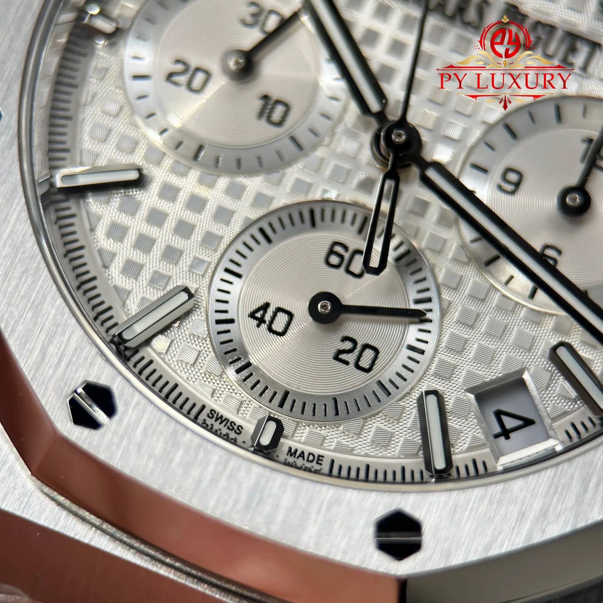 Audemars Piguet Royal Oak Chronograph 26240ST White Dial Best Replica Super Clone ZF 41mm (Free Sprung) - 8