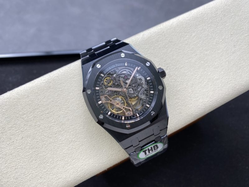 Audemars Piguet Royal Oak Openworked 15416CE Black Ceramic Skeleton Dial 1:1 Best Replica