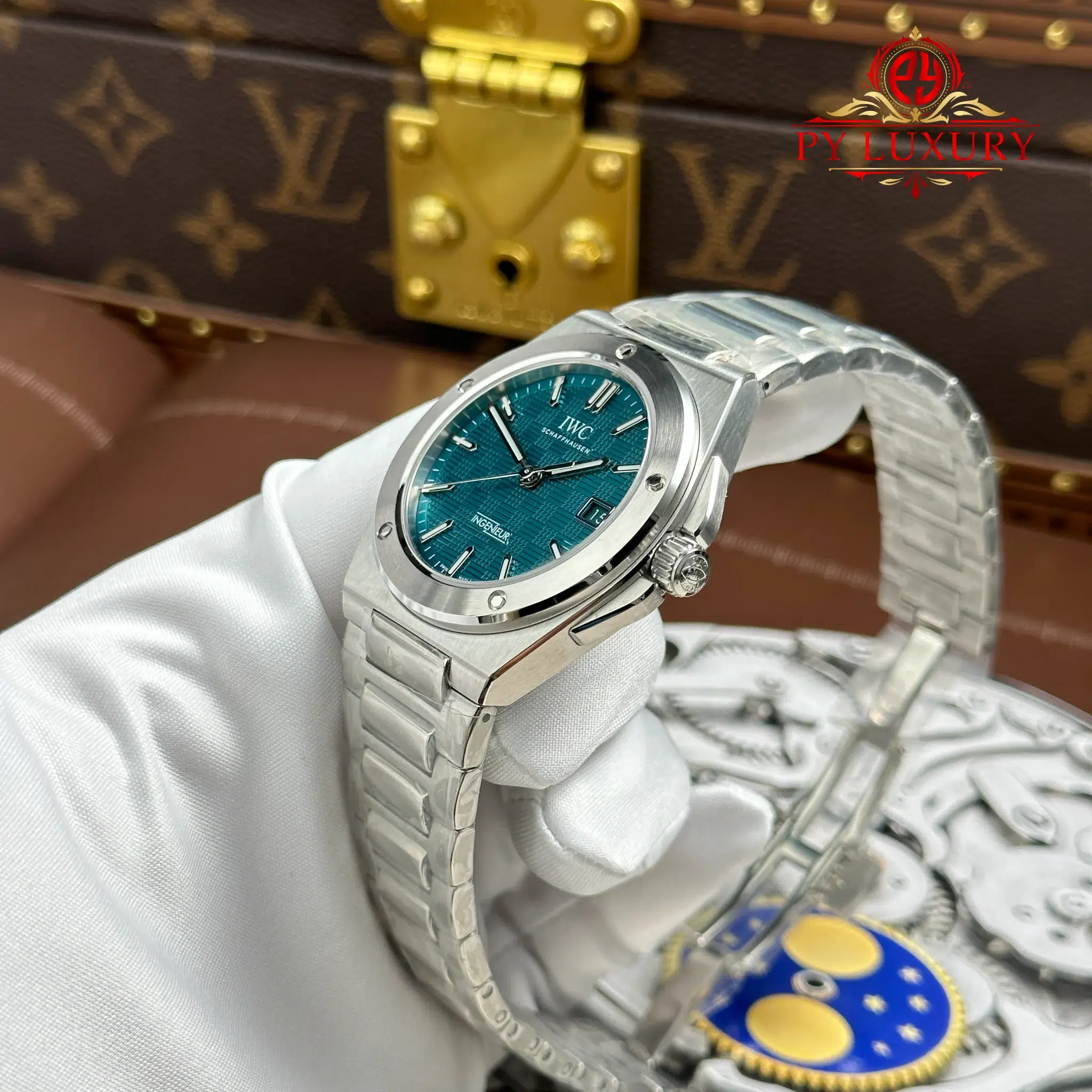 IWC Ingenieur Automatic IW328903 Aqua Dial Best Replica GHF - 3