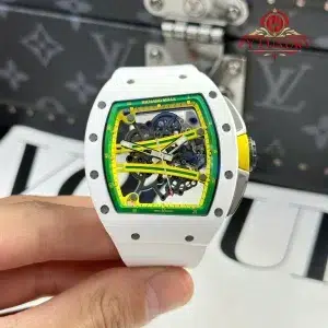 Richard Mille RM 61-01 Yohan Blake Asia Limited Edition White Ceramic 1:1 Best Replica