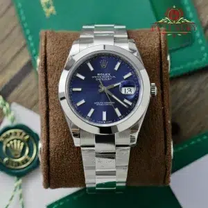 Rolex Datejust 126300 Blue Dial Smooth Bezel Oyster Bracelet 1:1 Best Replica