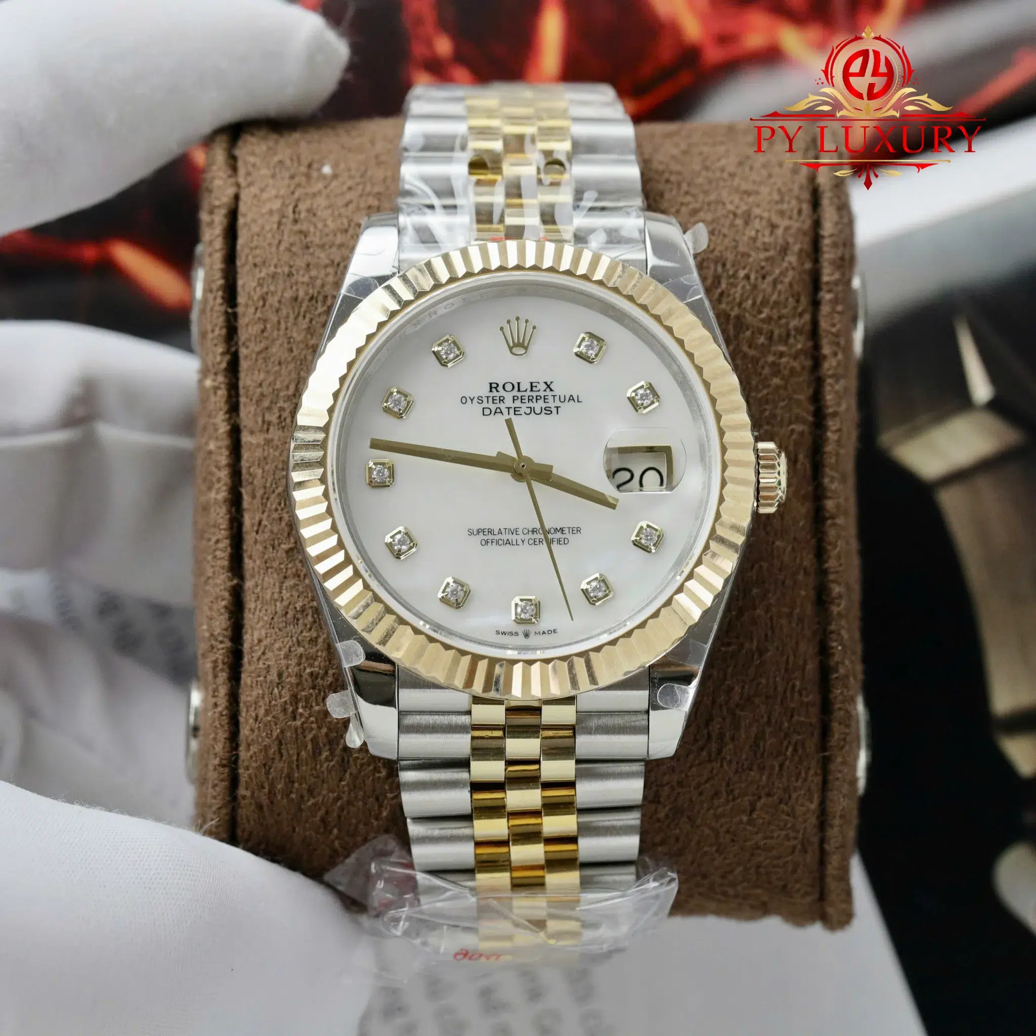 Rolex Datejust 126333 Two Tone 18K Yellow Gold Wrapped MOP Dial Jubilee - 2