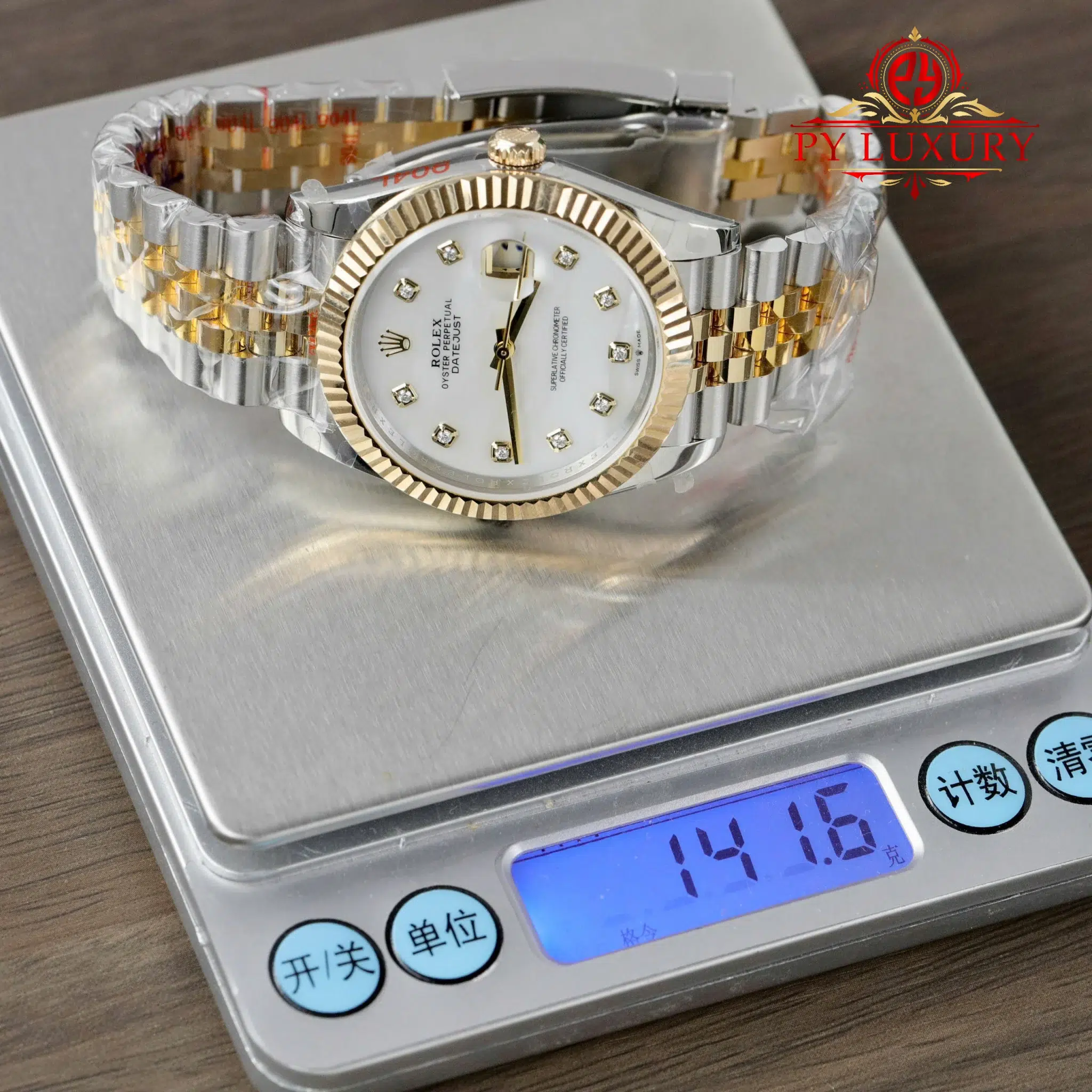 Rolex Datejust 126333 Two Tone 18K Yellow Gold Wrapped MOP Dial Jubilee - 3