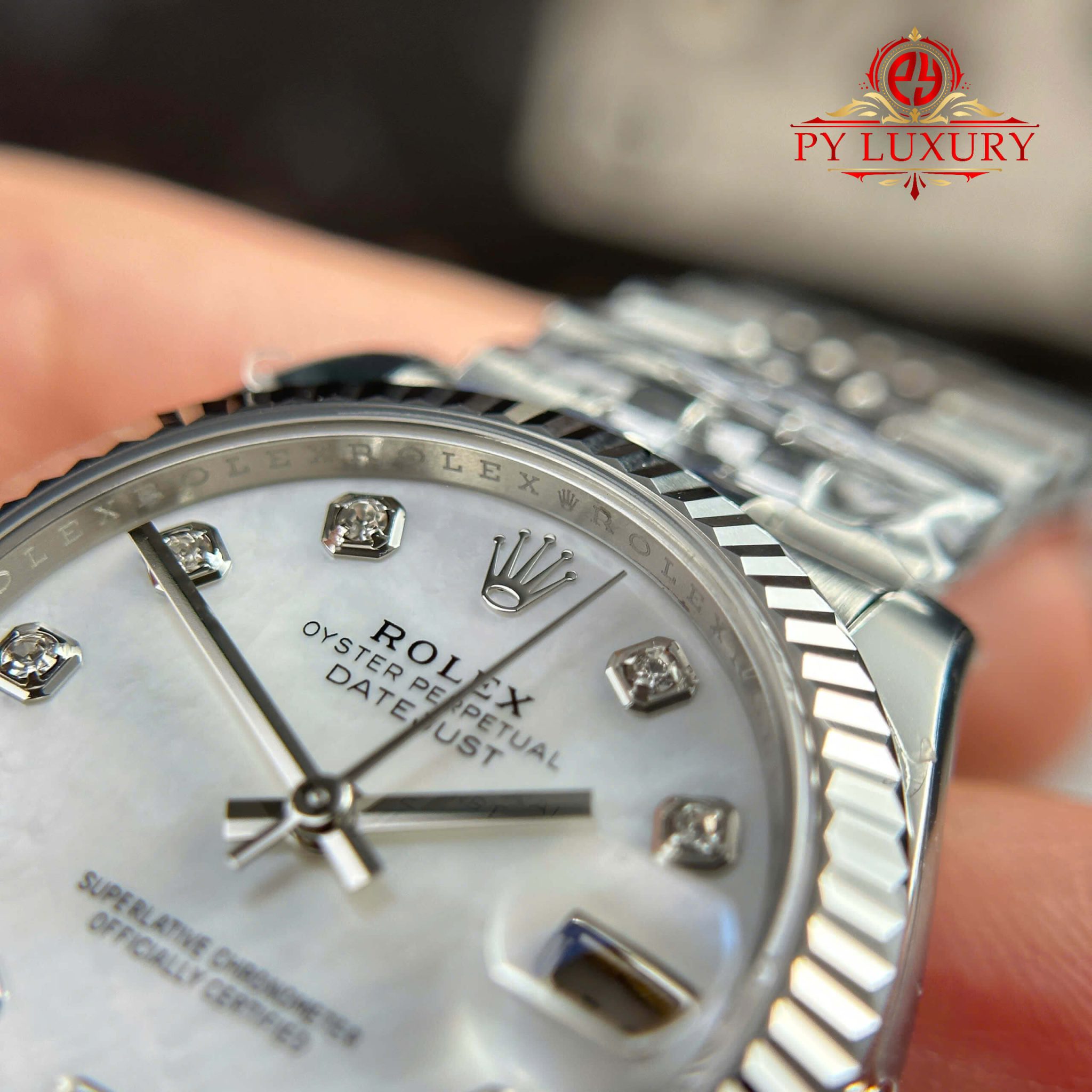 Rolex Datejust 278274 White MOP Dial Jubilee Bracelet - 10