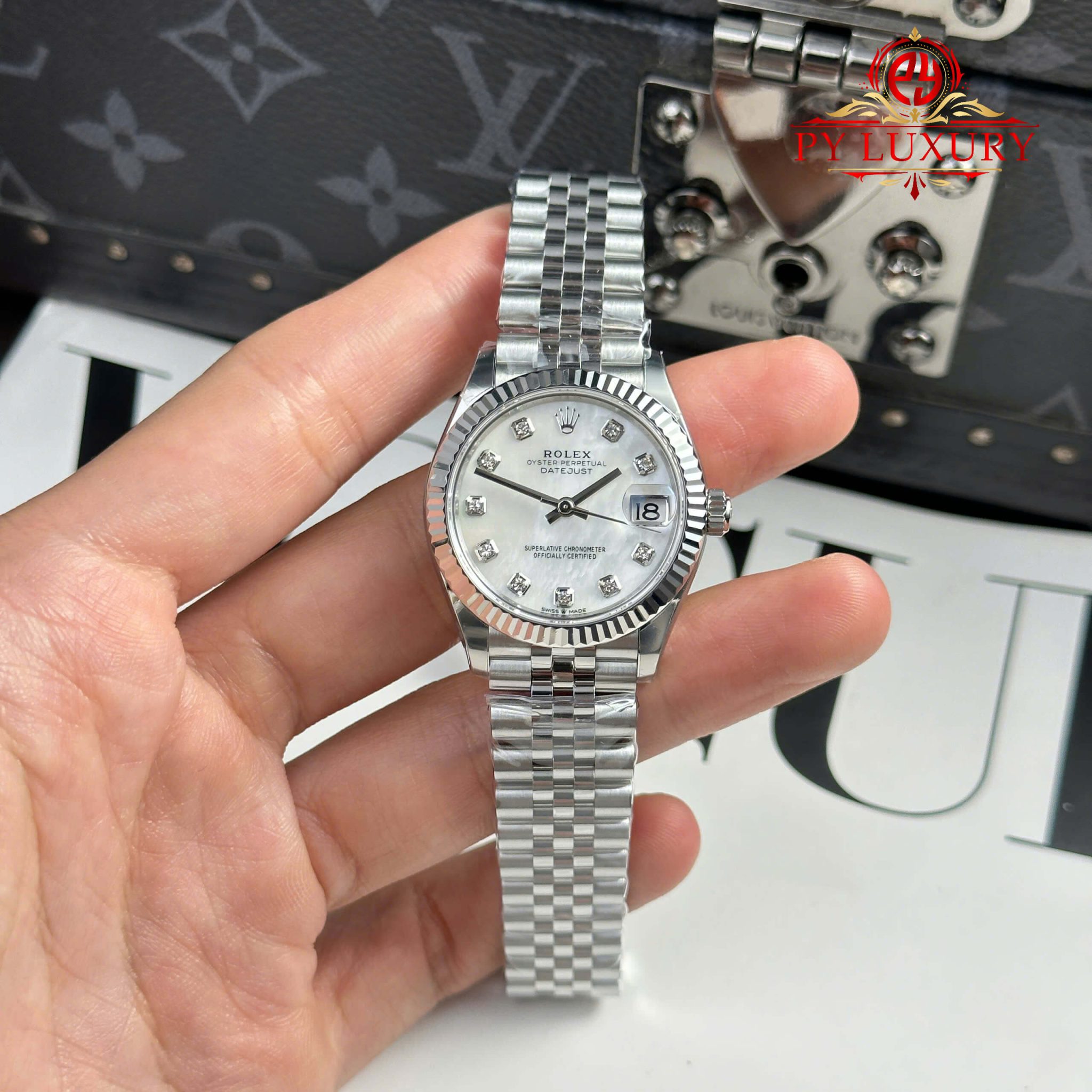 Rolex Datejust 278274 White MOP Dial Jubilee Bracelet - 8 Rolex Datejust 278274 White MOP Dial Jubilee Bracelet 1:1 Best Replica