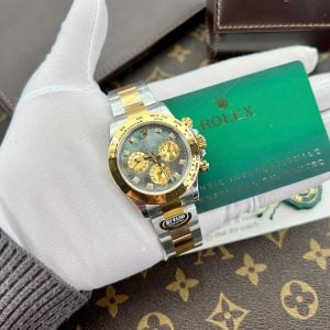Rolex Daytona 116503 Two Tone Yellow Gold Black MOP Dial Oyster Bracelet 1:1 Replica