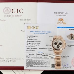 Rolex Daytona 116505-0014 White Meteorite Dial 18K Rose Gold Wrapped 1:1 Best Replica