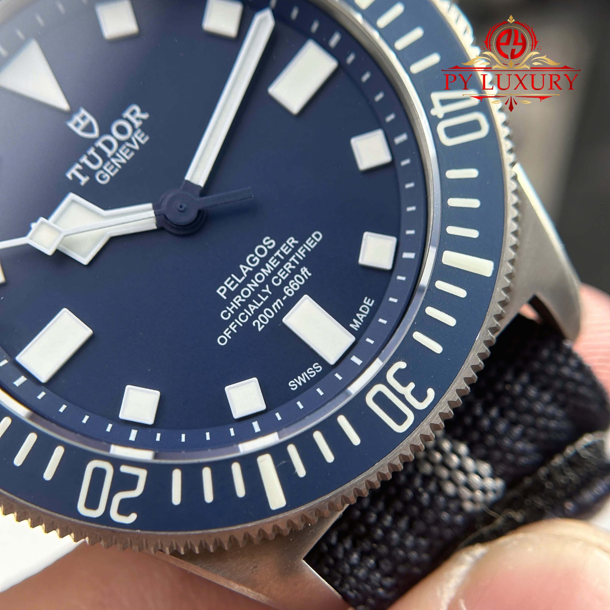 Tudor Pelagos FXD Titanium M25707b Blue Dial - 5