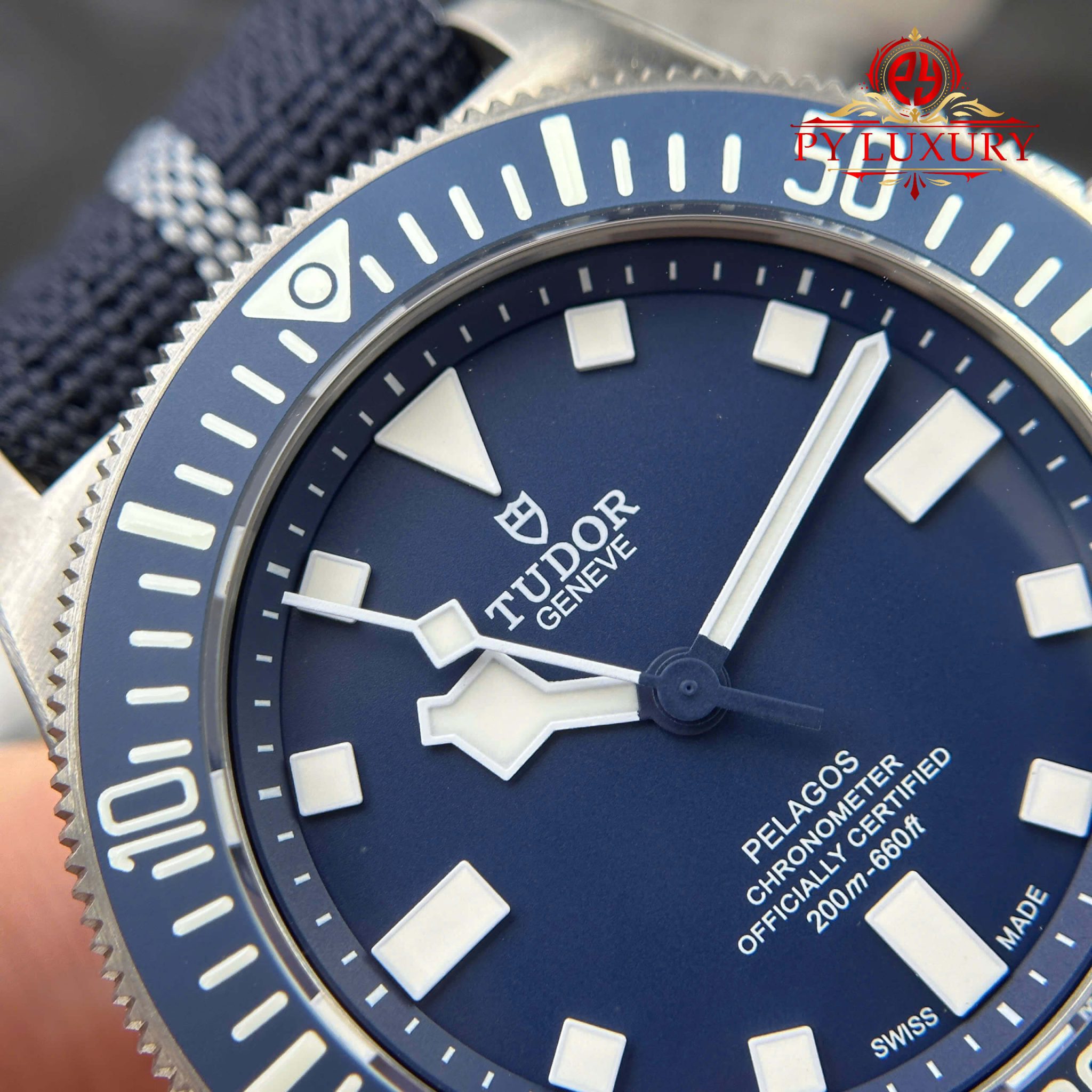 Tudor Pelagos FXD Titanium M25707b Blue Dial - 9