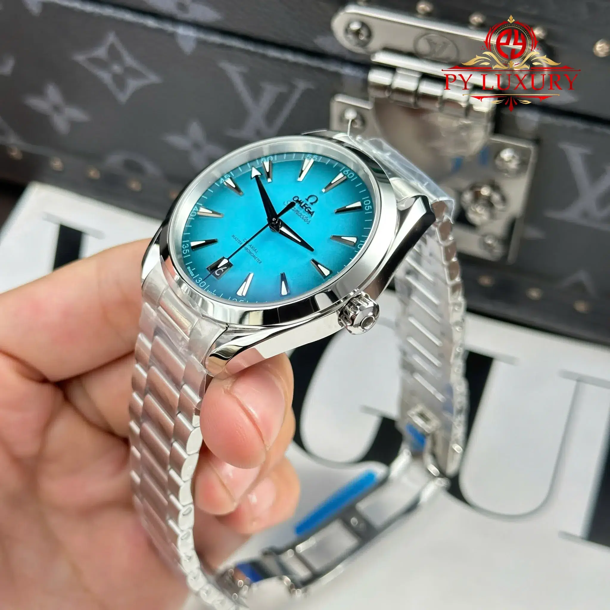 OMEGA Seamaster Aqua Terra 150M Turquoise Dial - 11
