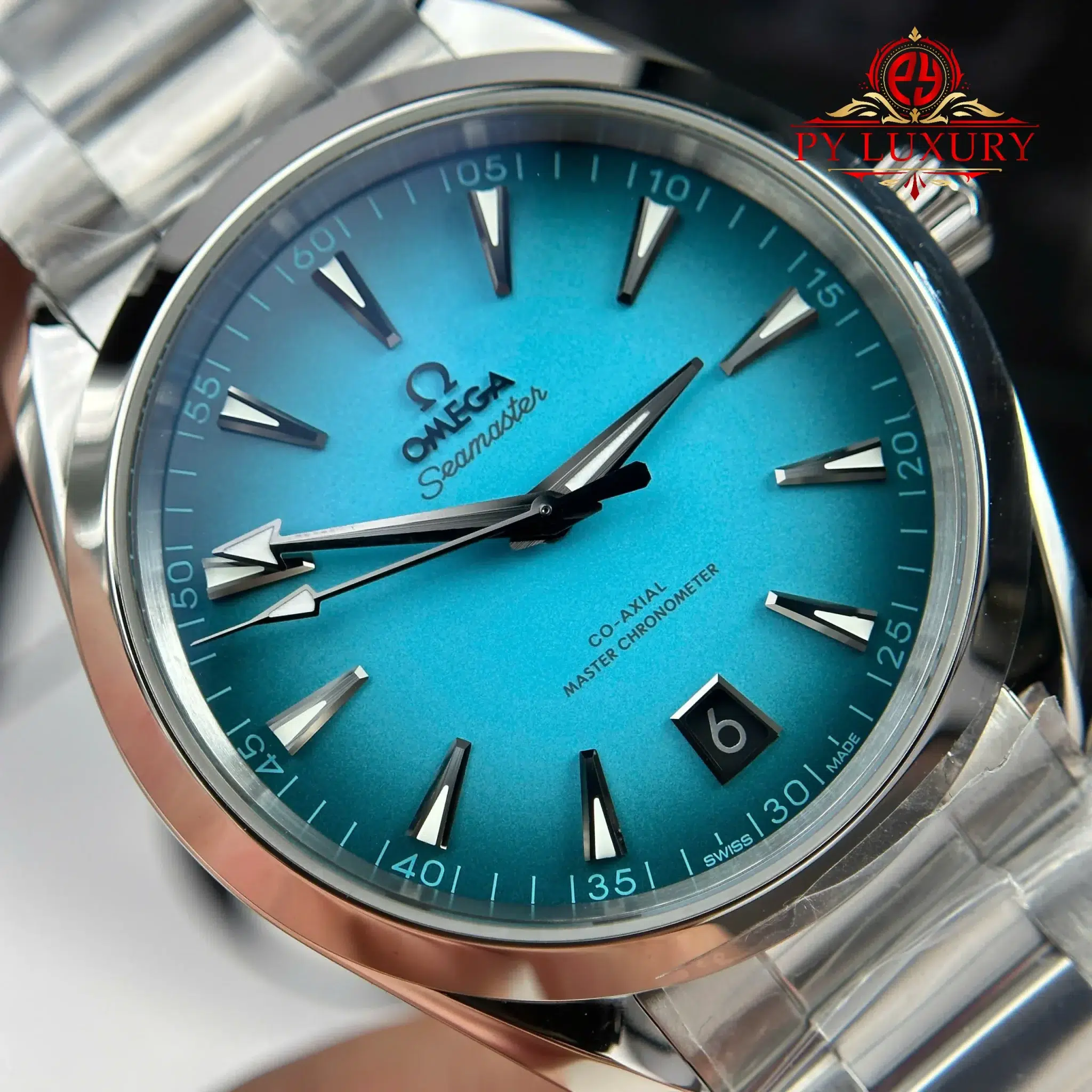 OMEGA Seamaster Aqua Terra 150M Turquoise Dial - 2