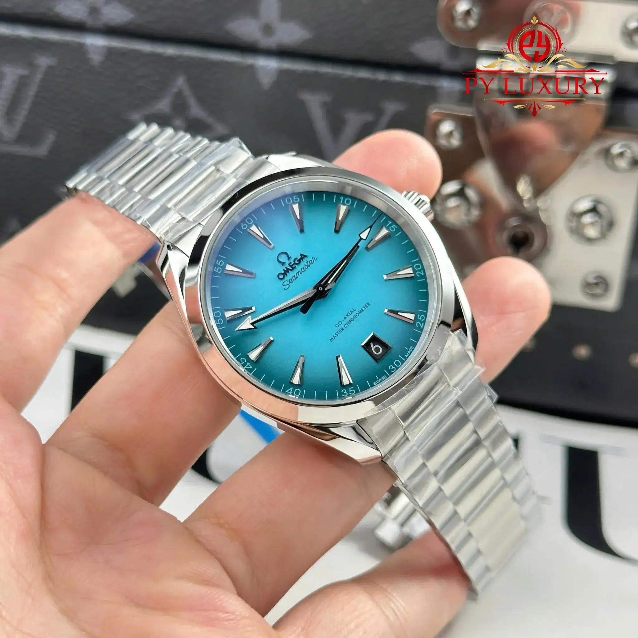OMEGA Seamaster Aqua Terra 150M Turquoise Dial - 8